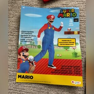 Youth small size 4-6 Mario Halloween costume.